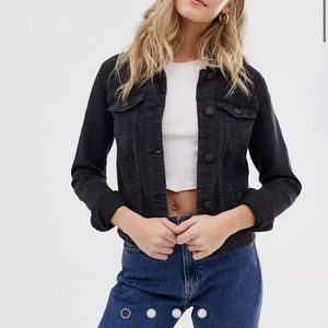 Noisy May Black Denim Jacket